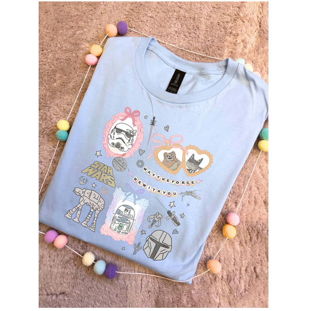 Galaxy Friends Park Life T-Shirt, Ears, Florida, Orlando, Cruise Holidays T-Shirts, Holiday Outfits - Adults & Kids Sizes - Cotton T-Shirts