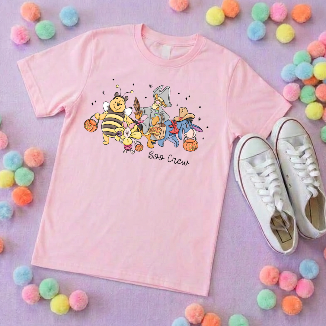 Pooh Boo Crew Too Park Life T-Shirt, Ears, Florida, Orlando, Cruise Holidays T-Shirts, Holiday Outfits - Adults & Kids Sizes - Cotton T-Shirt