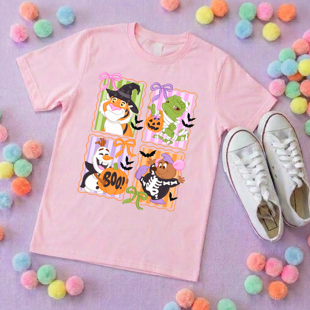 Spooky Sidekicks Park Life T-Shirt, Ears, Florida, Orlando, Cruise Holidays T-Shirts, Holiday Outfits - Adults & Kids Sizes - Cotton T-Shirt