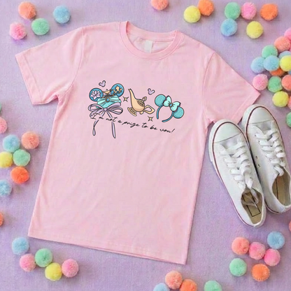 Jasmine Arabian Princess Inspired Printed T-Shirt, Princess, Magical Kingdom, Inspired Character T-Shirts - Adults & Kids Sizes - Cotton T-Shirt