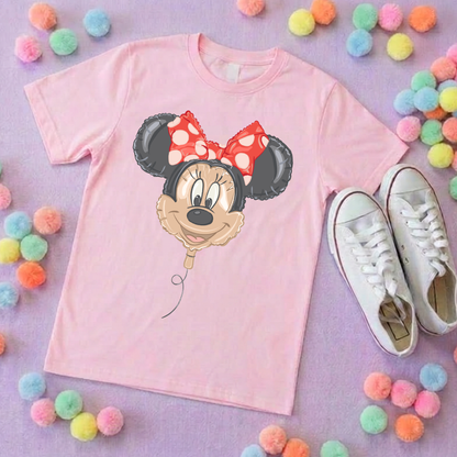 Mouse Balloon, Printed T-Shirt, Florida, Orlando, Magical World - Adults & Kids Sizes