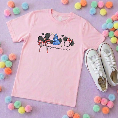 Magical Sorcerer, Some Imagination Ears T-Shirt, Florida, Orlando, Magical World - Adults & Kids Sizes