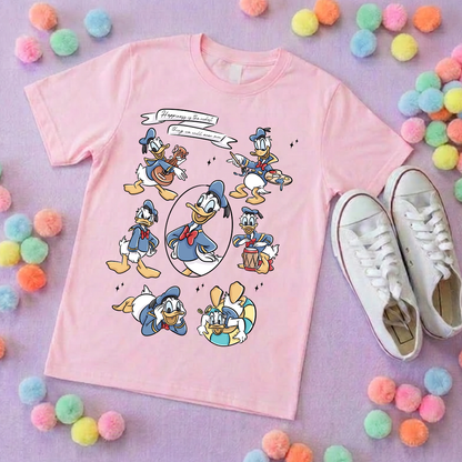 Magical Sailor Duck Full Art T-Shirt, Florida, Orlando, Magical World - Adults & Kids Sizes