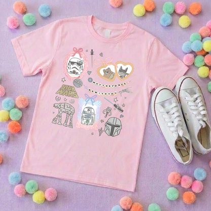 Galaxy Friends Park Life T-Shirt, Ears, Florida, Orlando, Cruise Holidays T-Shirts, Holiday Outfits - Adults & Kids Sizes - Cotton T-Shirts