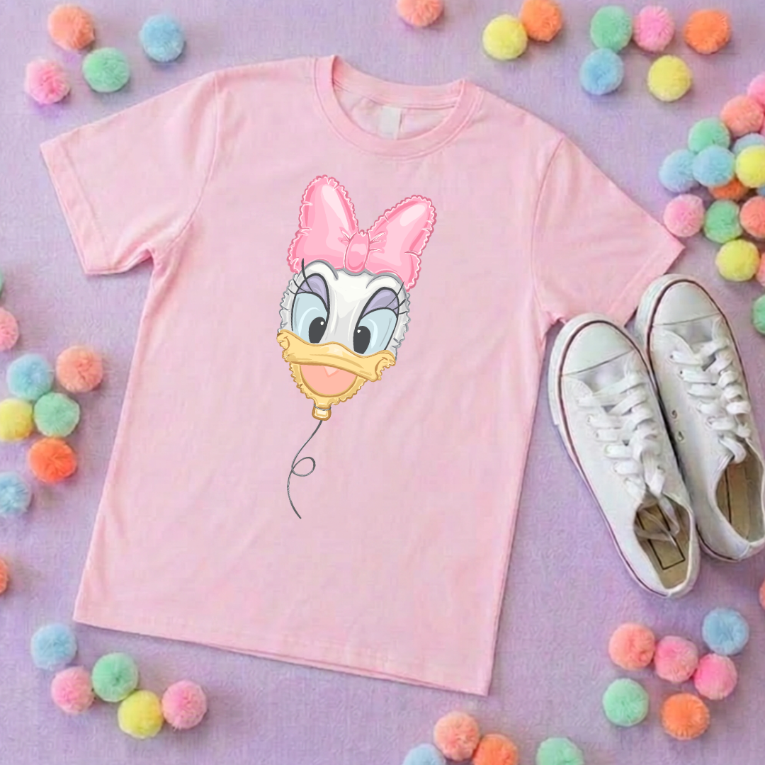Daisy Balloon, Printed T-Shirt, Florida, Orlando, Magical World - Adults & Kids Sizes