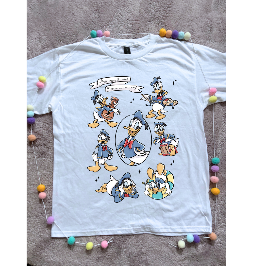 Magical Sailor Duck Full Art T-Shirt, Florida, Orlando, Magical World - Adults & Kids Sizes