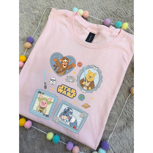 Galaxy Friends Park Life T-Shirt, Ears, Florida, Orlando, Cruise Holidays T-Shirts, Holiday Outfits - Adults & Kids Sizes - Cotton T-Shirt