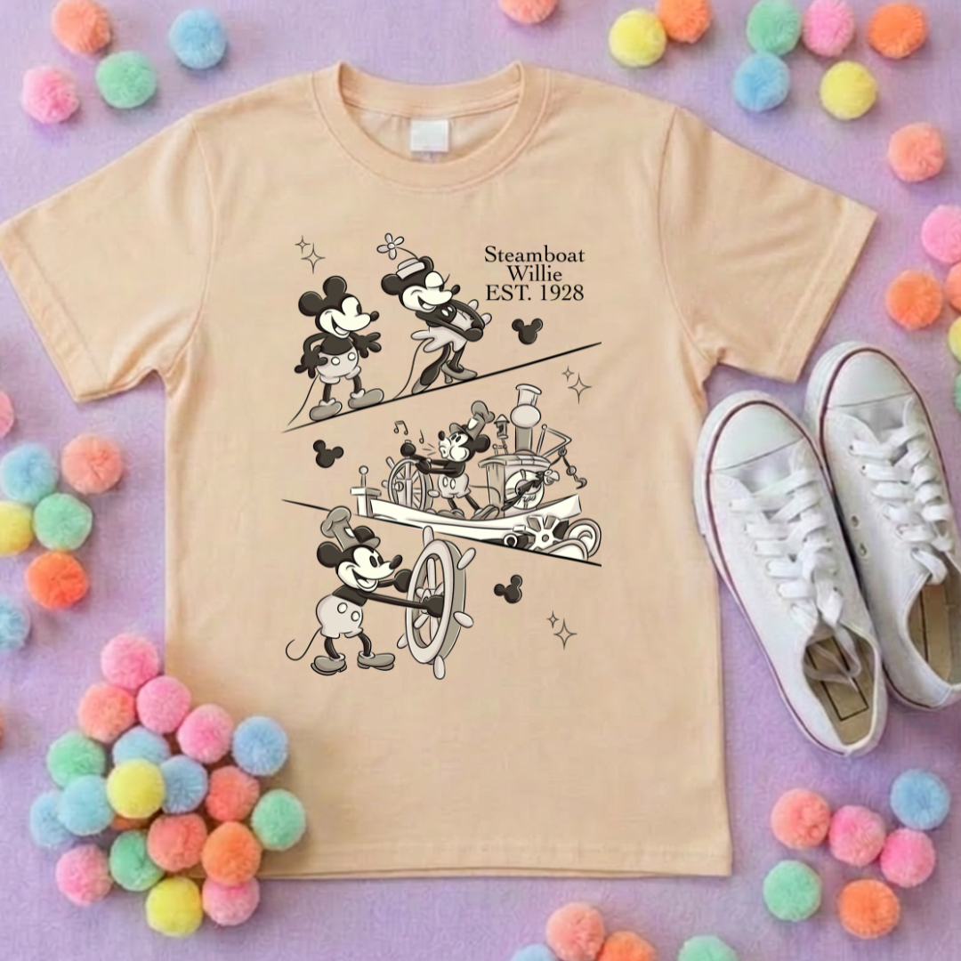 Classic Original Mouse T-Shirt, Florida, Orlando, Magical World - Adults & Kids Sizes