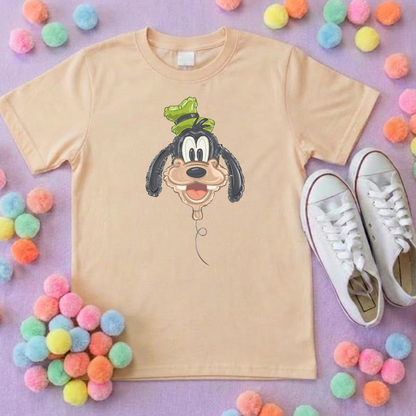Goofy Balloon, Printed T-Shirt, Florida, Orlando, Magical World - Adults & Kids Sizes
