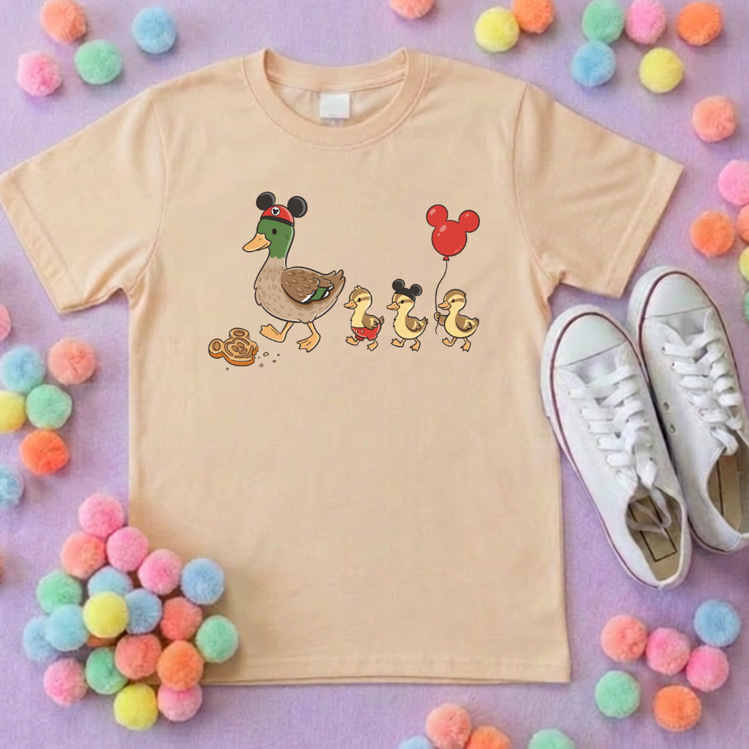 Park Ducks, Park Life T-Shirt, Ears, Florida, Orlando, Cruise Holidays T-Shirts, Holiday Outfits - Adults & Kids Sizes - Cotton T-Shirt