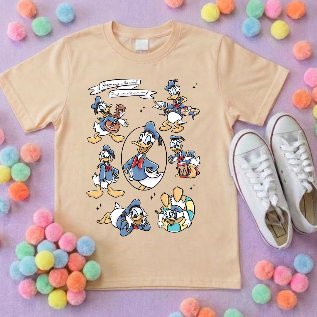 Magical Sailor Duck Full Art T-Shirt, Florida, Orlando, Magical World - Adults & Kids Sizes