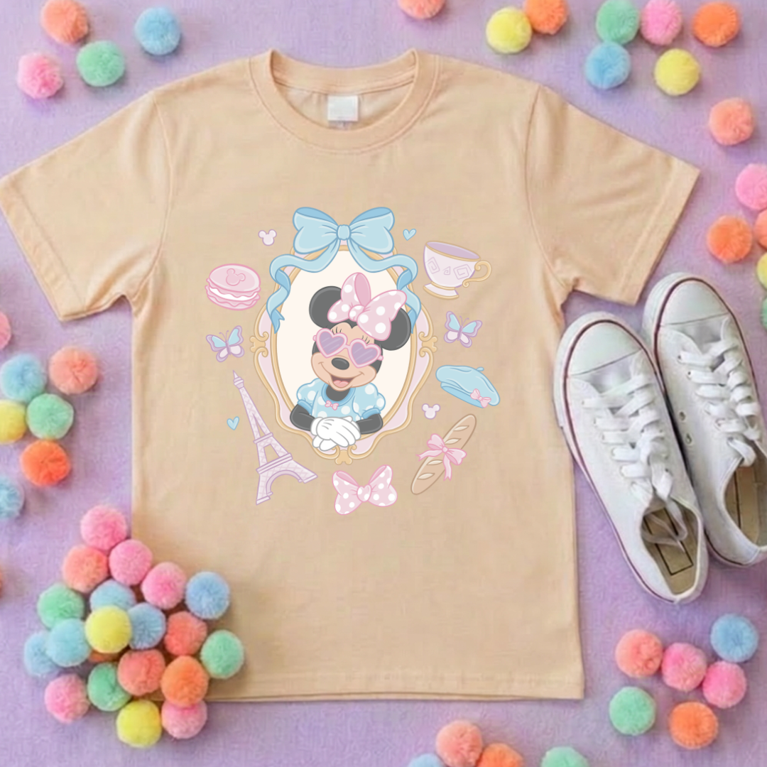 Ooh La La Minnie Park Life T-Shirt, Ears, Paris, Orlando, Holidays T-Shirts, Holiday Outfits - Adults & Kids Sizes - Cotton T-Shirt