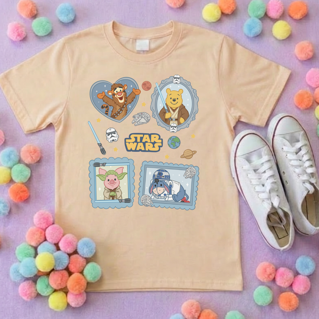 Galaxy Friends Park Life T-Shirt, Ears, Florida, Orlando, Cruise Holidays T-Shirts, Holiday Outfits - Adults & Kids Sizes - Cotton T-Shirt