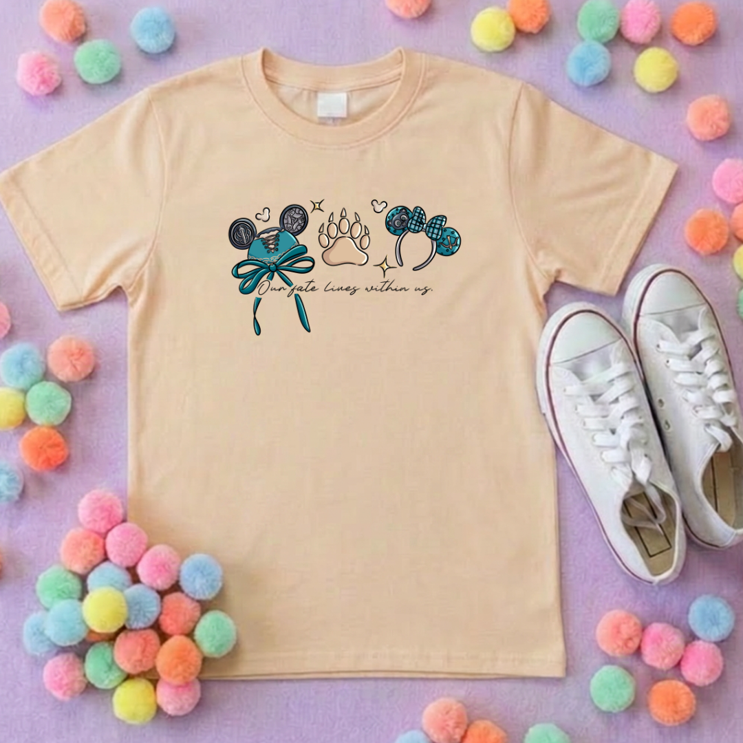 Scottish Brave Princess Inspired Printed T-Shirt, Princess Movie, Mouse Ears, Princess- Adults & Kids Sizes - Cotton T-Shirt