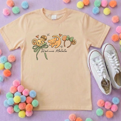 King Lion Inspired Printed Sand T-Shirt, Safari, Tree of Life, Inspired Character T-Shirts - Adults & Kids Sizes - Cotton T-Shirt