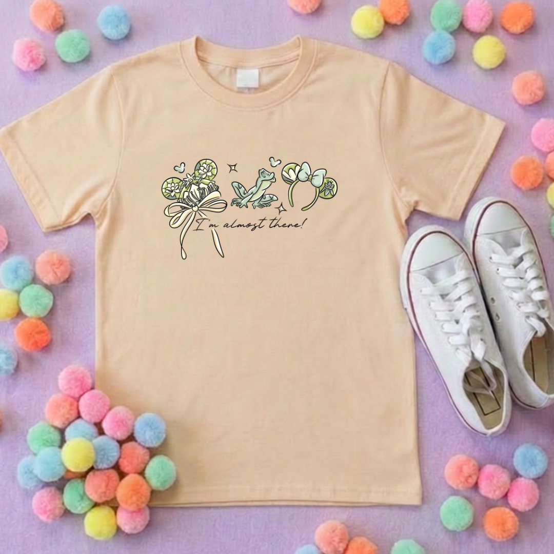 Bayou Frog Princess Inspired Printed T-Shirt, Princess Movie, Mouse Ears, Princess- Adults & Kids Sizes - Cotton T-Shirt
