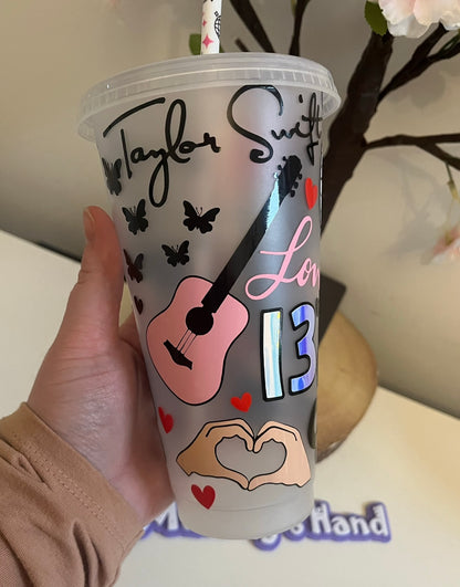 TS Swiftie Cold Cup 24oz Personalised with name