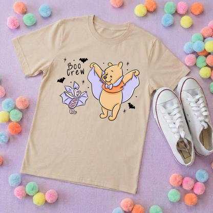 Pooh Boo Crew Park Life T-Shirt, Ears, Florida, Orlando, Cruise Holidays T-Shirts, Holiday Outfits - Adults & Kids Sizes - Cotton T-Shirt