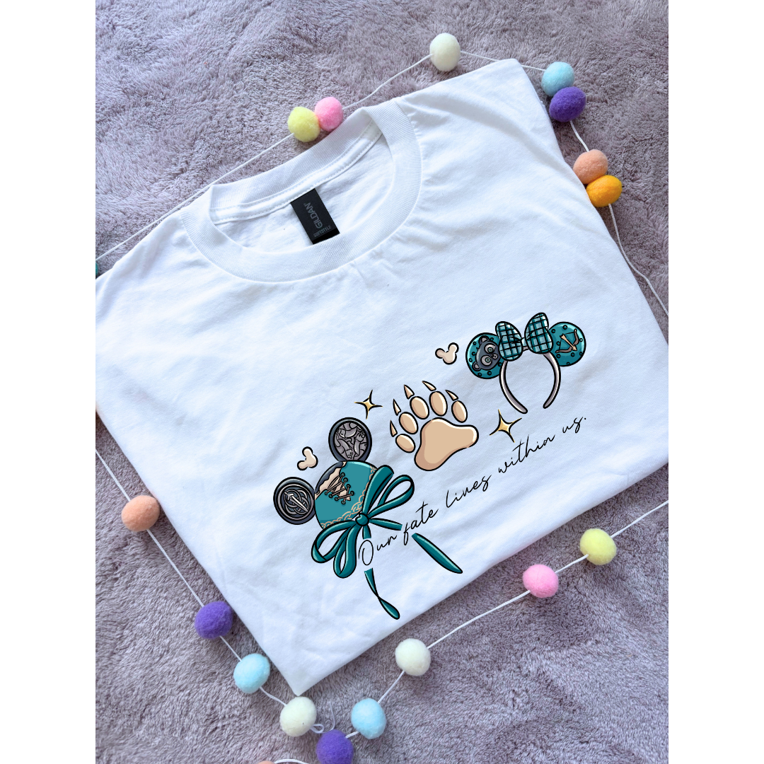 Scottish Brave Princess Inspired Printed T-Shirt, Princess Movie, Mouse Ears, Princess- Adults & Kids Sizes - Cotton T-Shirt