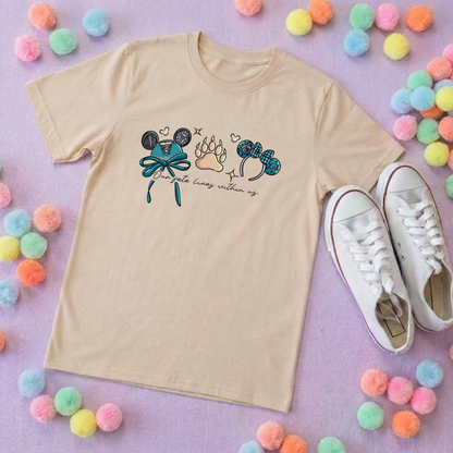 Scottish Brave Princess Inspired Printed T-Shirt, Princess Movie, Mouse Ears, Princess- Adults & Kids Sizes - Cotton T-Shirt
