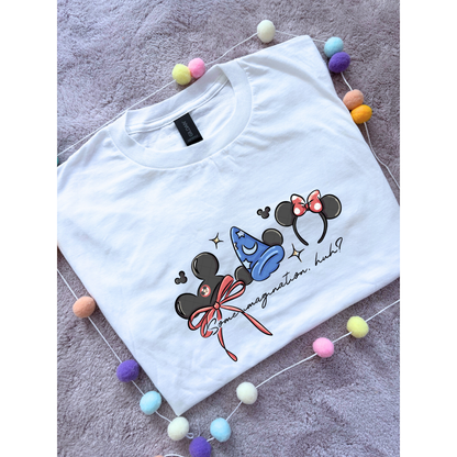 Magical Sorcerer, Some Imagination Ears T-Shirt, Florida, Orlando, Magical World - Adults & Kids Sizes