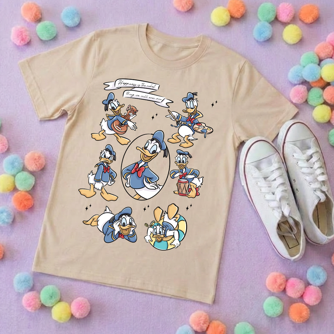 Magical Sailor Duck Full Art T-Shirt, Florida, Orlando, Magical World - Adults & Kids Sizes