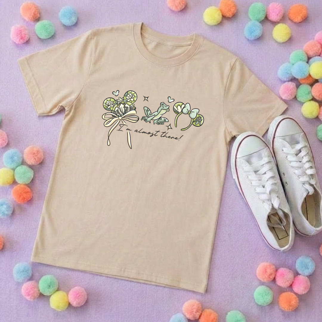 Bayou Frog Princess Inspired Printed T-Shirt, Princess Movie, Mouse Ears, Princess- Adults & Kids Sizes - Cotton T-Shirt