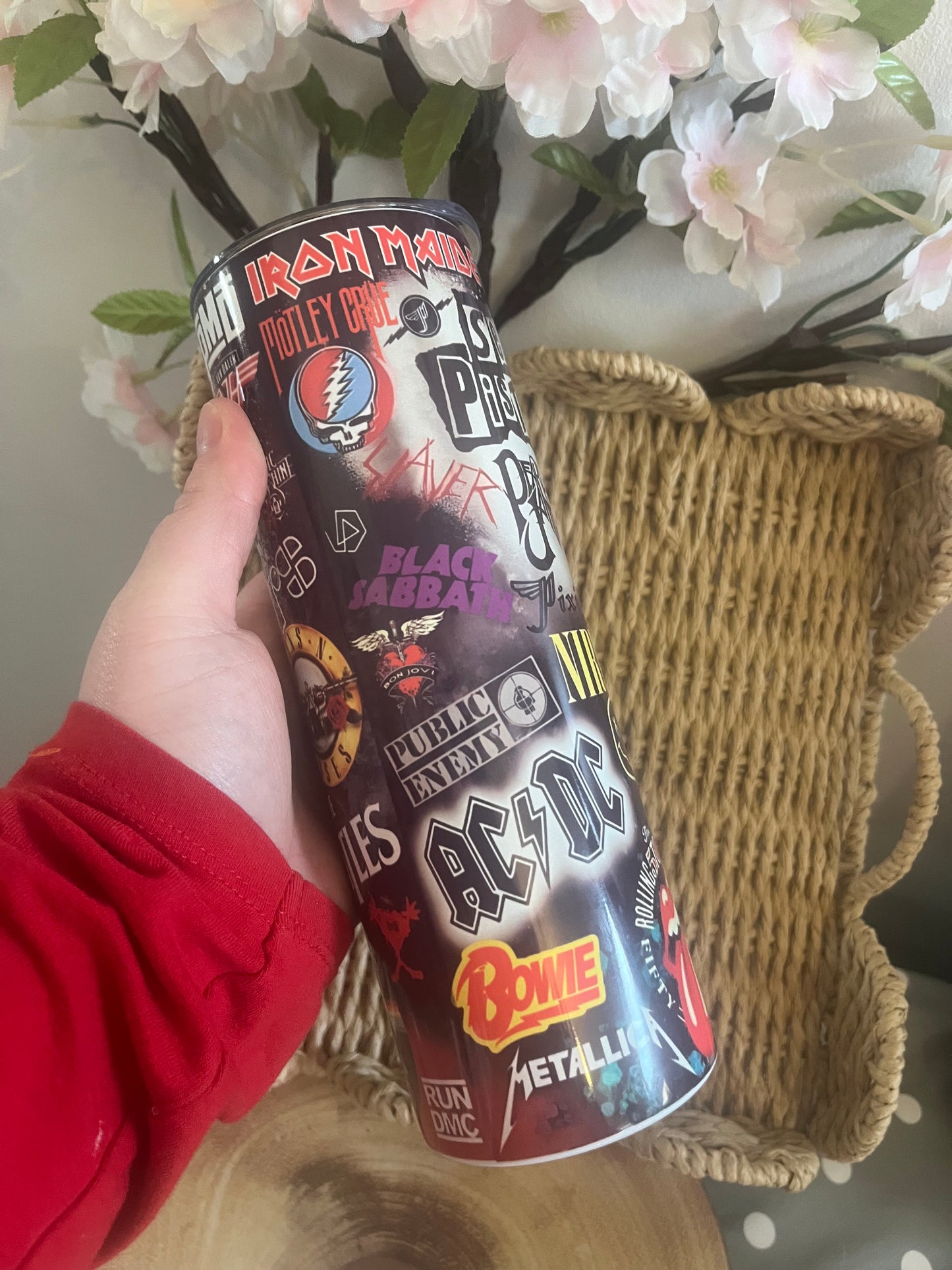 Rock Music Theme 20oz Tumbler ~ Hot and Cold Drinks