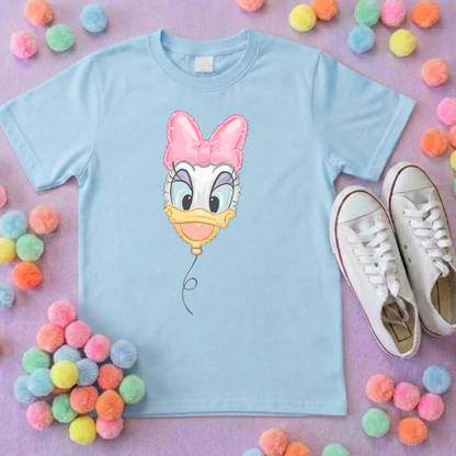 Daisy Balloon, Printed T-Shirt, Florida, Orlando, Magical World - Adults & Kids Sizes