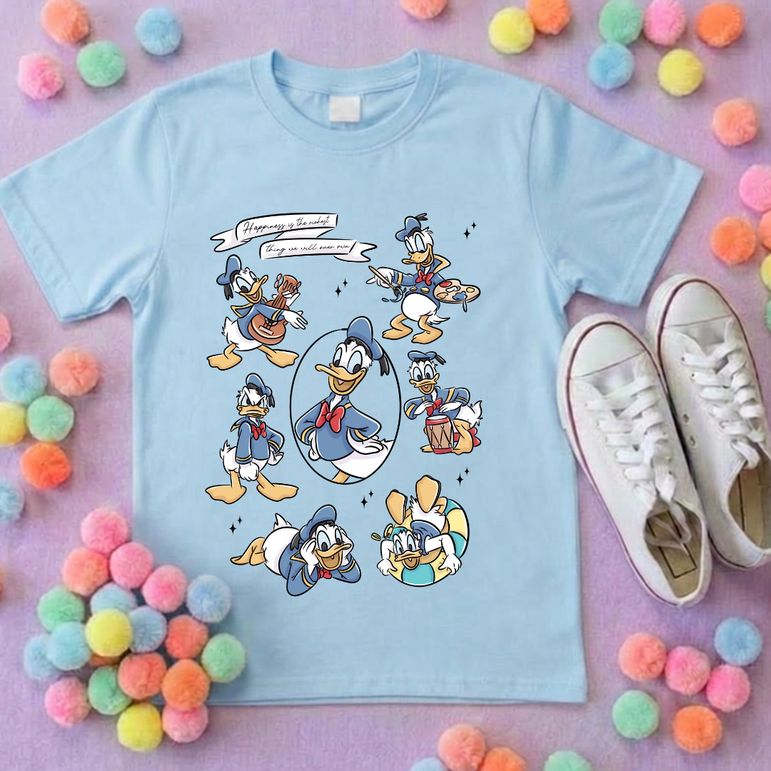 Magical Sailor Duck Full Art T-Shirt, Florida, Orlando, Magical World - Adults & Kids Sizes