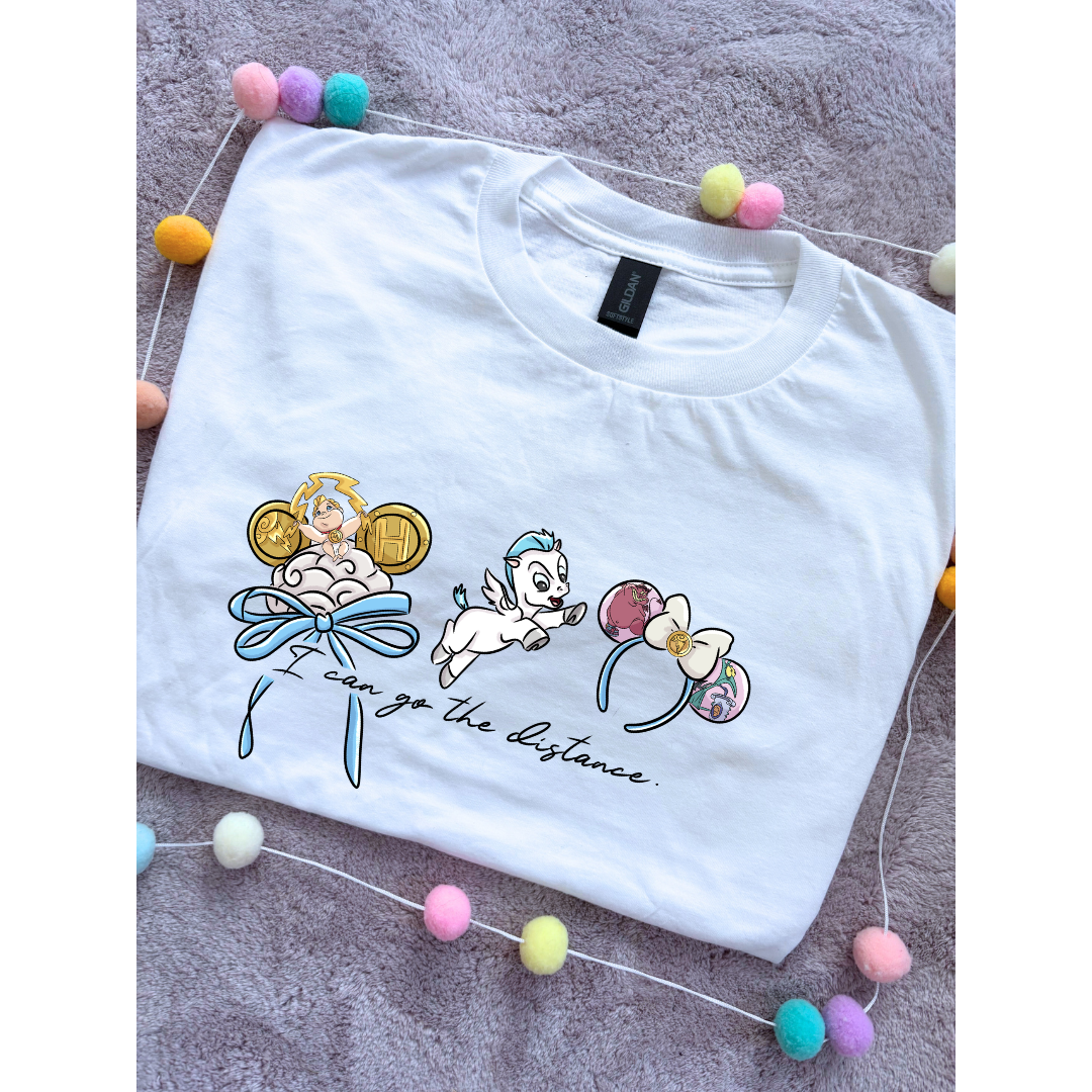 Hercules, Pegasus Inspired Printed Sand T-Shirt, Greek Gods, Muses, Hades Inspired Character T-Shirts - Adults & Kids Sizes - Cotton T-Shirt