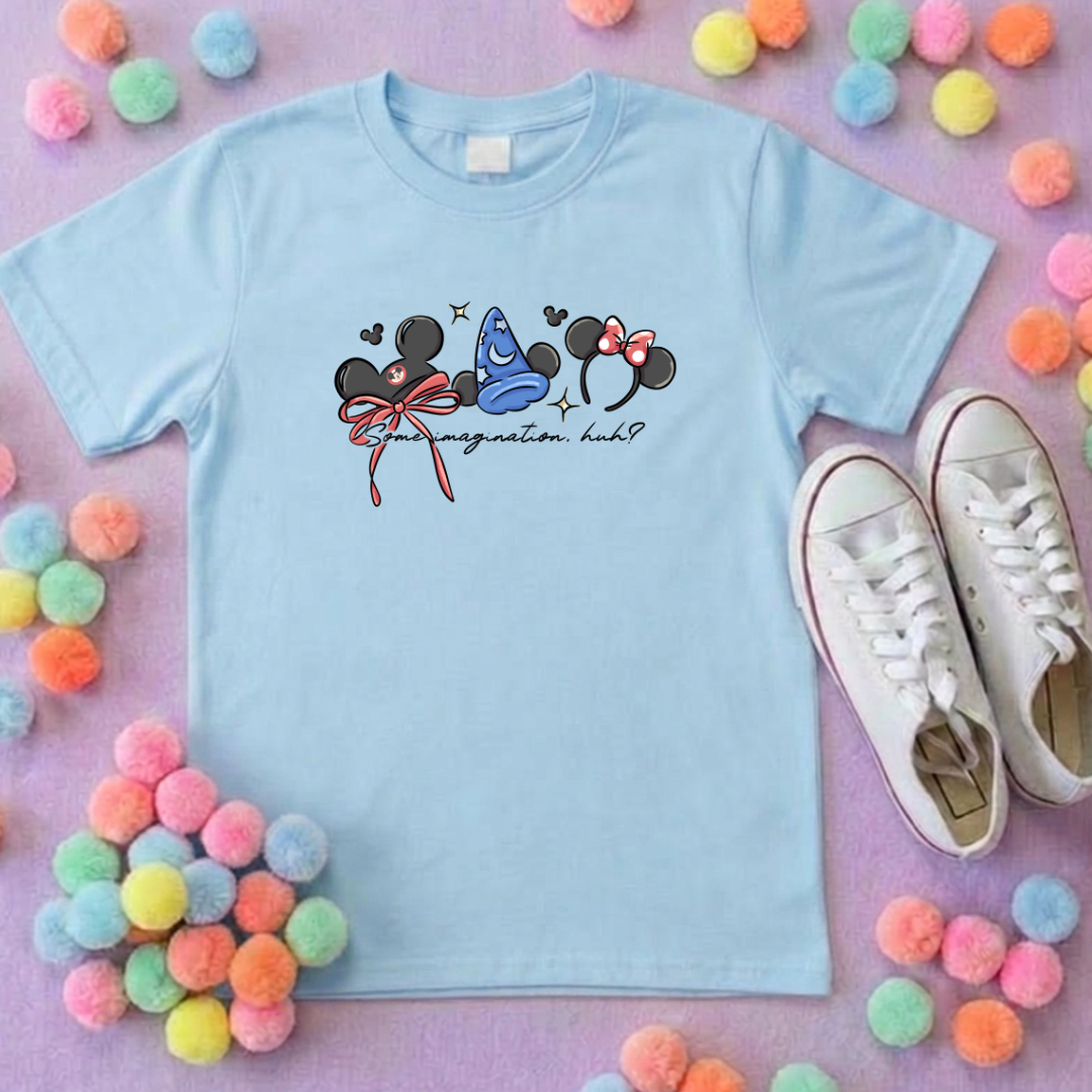 Magical Sorcerer, Some Imagination Ears T-Shirt, Florida, Orlando, Magical World - Adults & Kids Sizes