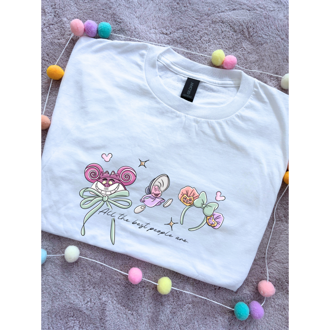 Alice, Smiley Cat Ears Inspired Ears T-Shirt, Florida, Orlando - Adults & Kids Sizes - Cotton T-Shirt