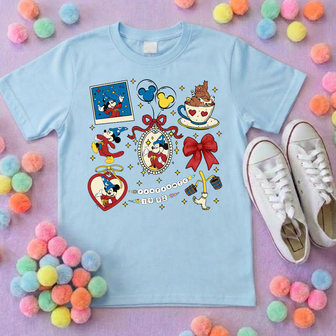 Magical Sorcerer, Some Imagination T-Shirt, Florida, Orlando, Magical World - Adults & Kids Sizes
