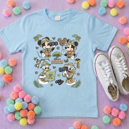 Animal Kingdom Full Art Park Life T-Shirt, Ears, Florida, Orlando, Cruise Holidays T-Shirts, Holiday Outfits - Adults & Kids Sizes - Cotton T-Shirt (Copy)