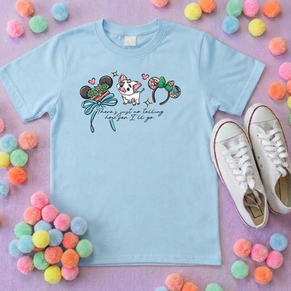 Moana and Friends Ears, Polynesian Hotel Theme Inspired T-Shirts, Inspired Printed T-Shirt, Princess Movie, Princess- Adults & Kids Sizes - Cotton T-Shirt