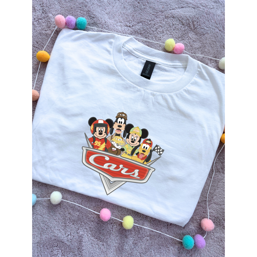 Cars Mouse Besties Park Life T-Shirt, Ears, Florida, Orlando, Cruise Holidays T-Shirts, Holiday Outfits - Adults & Kids Sizes - Cotton T-Shirt