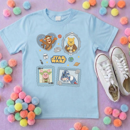 Galaxy Friends Park Life T-Shirt, Ears, Florida, Orlando, Cruise Holidays T-Shirts, Holiday Outfits - Adults & Kids Sizes - Cotton T-Shirt
