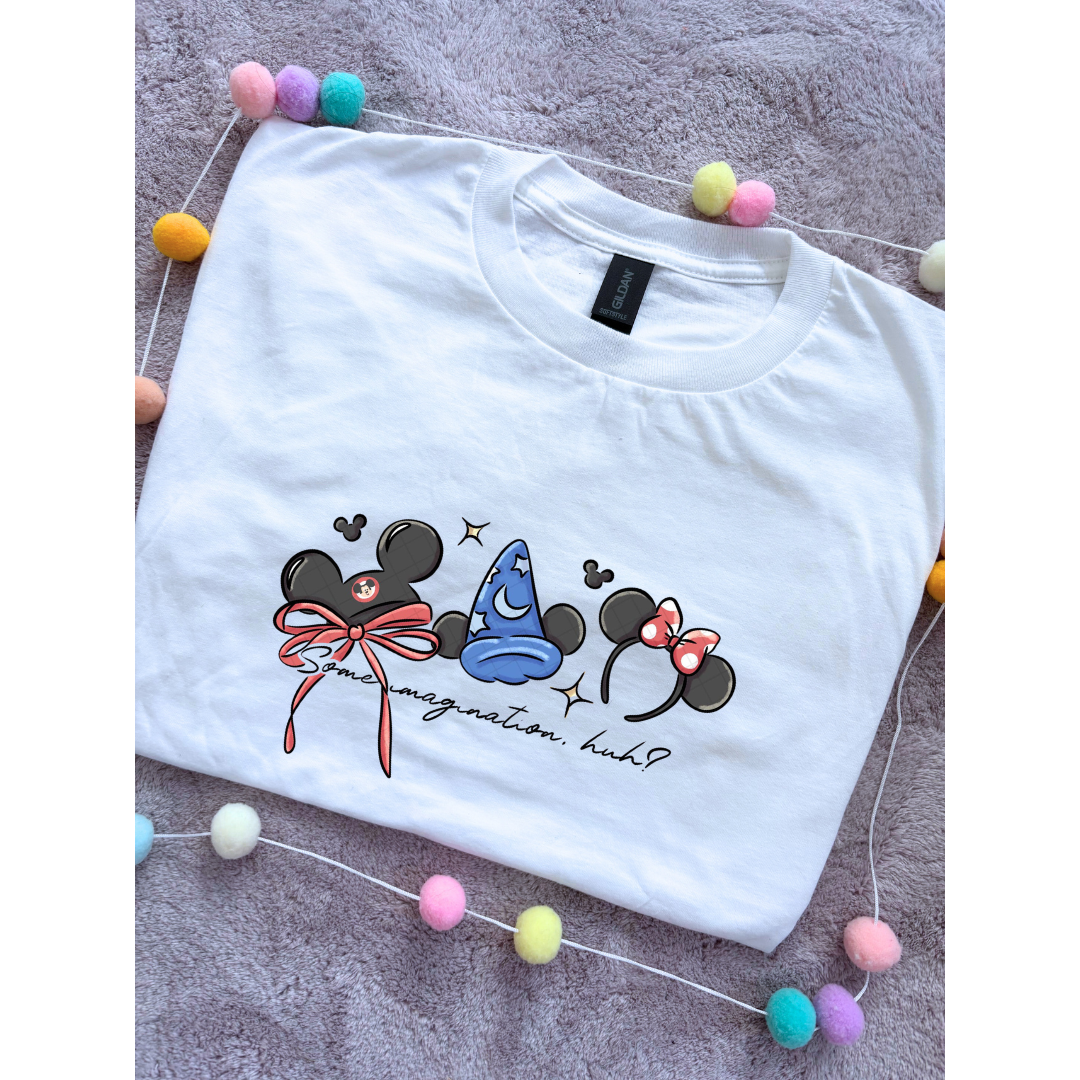 Magical Sorcerer, Some Imagination Ears T-Shirt, Florida, Orlando, Magical World - Adults & Kids Sizes