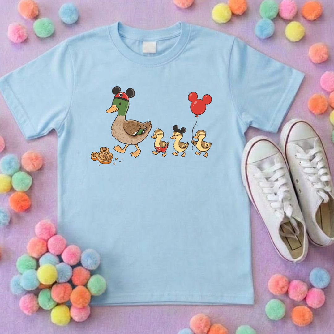 Park Ducks, Park Life T-Shirt, Ears, Florida, Orlando, Cruise Holidays T-Shirts, Holiday Outfits - Adults & Kids Sizes - Cotton T-Shirt