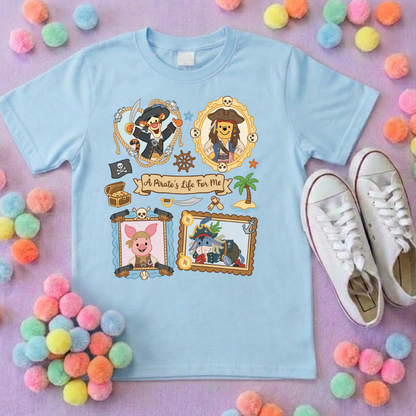 Pirate Besties Park Life T-Shirt, Ears, Florida, Orlando, Cruise Holidays T-Shirts, Holiday Outfits - Adults & Kids Sizes - Cotton T-Shirt
