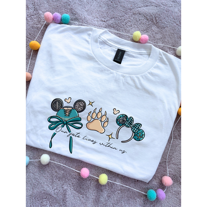 Scottish Brave Princess Inspired Printed T-Shirt, Princess Movie, Mouse Ears, Princess- Adults & Kids Sizes - Cotton T-Shirt