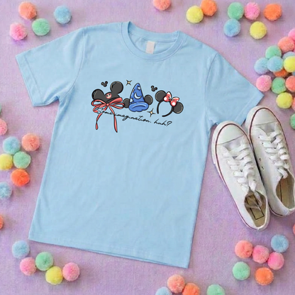 Magical Sorcerer, Some Imagination Ears T-Shirt, Florida, Orlando, Magical World - Adults & Kids Sizes