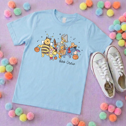 Pooh Boo Crew Too Park Life T-Shirt, Ears, Florida, Orlando, Cruise Holidays T-Shirts, Holiday Outfits - Adults & Kids Sizes - Cotton T-Shirt