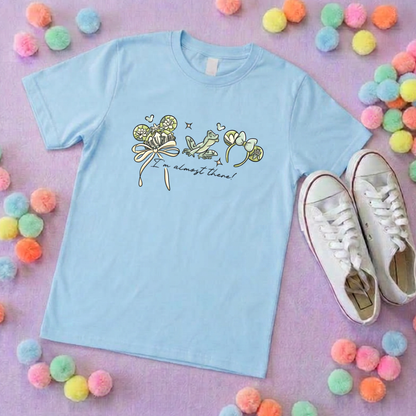 Bayou Frog Princess Inspired Printed T-Shirt, Princess Movie, Mouse Ears, Princess- Adults & Kids Sizes - Cotton T-Shirt