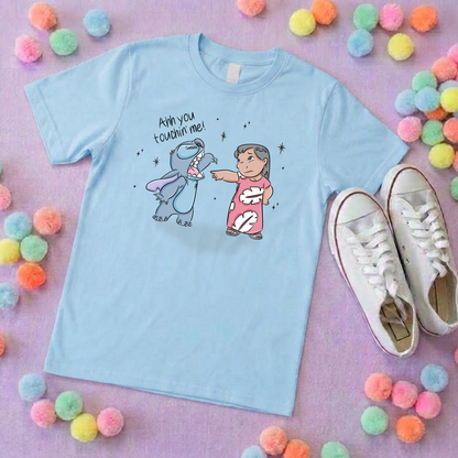 Blue Alien Fun Park Life T-Shirt, Ears, Florida, Orlando, Cruise Holidays T-Shirts, Holiday Outfits - Adults & Kids Sizes - Cotton T-Shirt