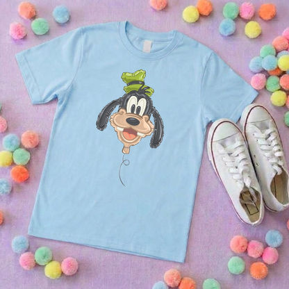 Goofy Balloon, Printed T-Shirt, Florida, Orlando, Magical World - Adults & Kids Sizes