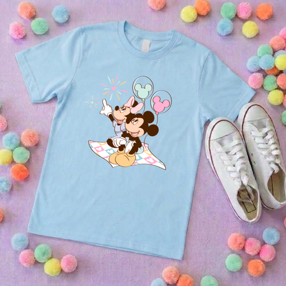 Firework Friends, Park Life T-Shirt, Ears, Florida, Orlando, Cruise Holidays T-Shirts, Holiday Outfits - Adults & Kids Sizes - Cotton T-Shirt