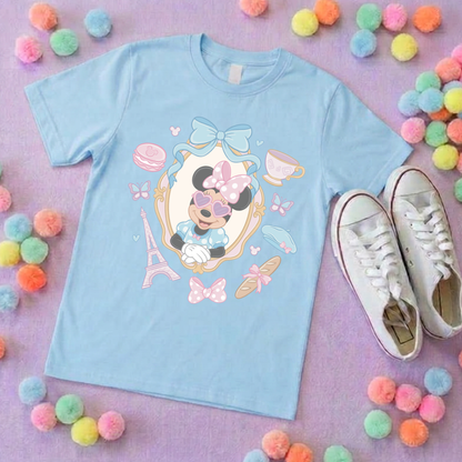 Ooh La La Minnie Park Life T-Shirt, Ears, Paris, Orlando, Holidays T-Shirts, Holiday Outfits - Adults & Kids Sizes - Cotton T-Shirt