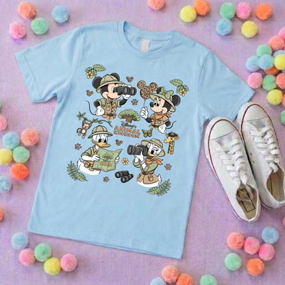 Animal Kingdom Full Art Park Life T-Shirt, Ears, Florida, Orlando, Cruise Holidays T-Shirts, Holiday Outfits - Adults & Kids Sizes - Cotton T-Shirt (Copy)